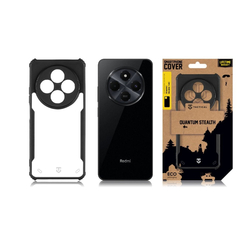 Tactical Quantum Stealth Kryt pro Xiaomi Redmi 14C 4G/A4 5G/Poco C75 Clear/Black