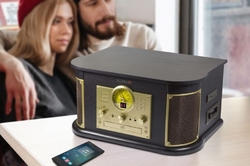 Technaxx Bluetooth přehrávač CD/gramofon/kazeta, konvertor – převod do MP3 formátu (TX-103)