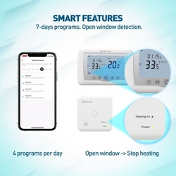 Tellur WiFi Smart termostat, bílý