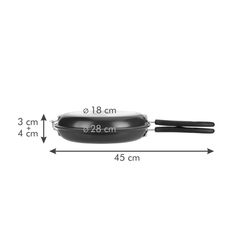 Tescoma Oboustranná pánev PRESTO, 26 cm  