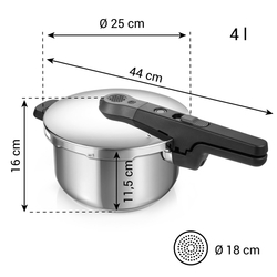 Tescoma Tlakový hrnec ELEMENT 4 l  