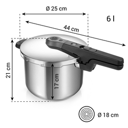 Tescoma Tlakový hrnec ELEMENT 6 l