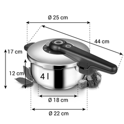 Tescoma Tlakový hrnec SmartCLICK 4 l  