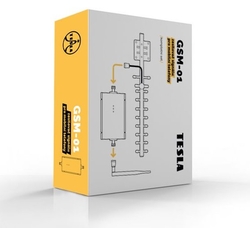 TESLA GSM-01, zesilovač/opakovač GSM signálu (900 Mhz) - sada