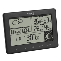 TFA domácí meteostanice s předpovědí počasí 35.1158.01.GB - černá