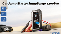 TOPDON Car Jump Starter JumpSurge 1200 PRO, 10000 mAh