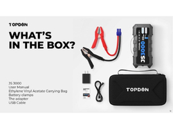 TOPDON Car Jump Starter JumpSurge 3000, 24000 mAh