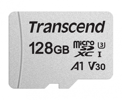 Transcend microSDXC 300S 128GB + adaptér