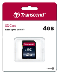 Transcend SDHC 4GB Class 10