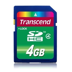 Transcend Secure Digital SDHC SD2.0 4GB Class4