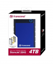 Transcend StoreJet 25H3 4TB, modrý