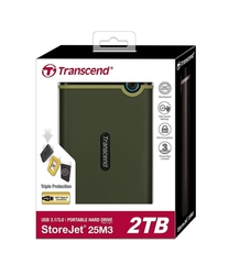 Transcend StoreJet 25M3 2TB zelená