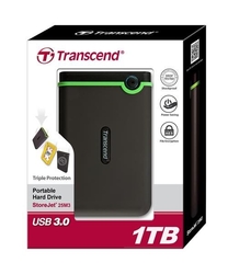 Transcend StoreJet 25M3S Slim 1TB, šedý