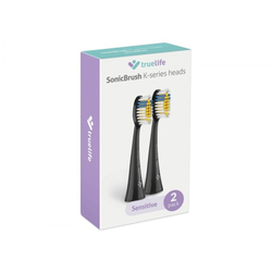 TrueLife náhradní hlavice pro SonicBrush K150 UV - Sensitive, černé, 2ks