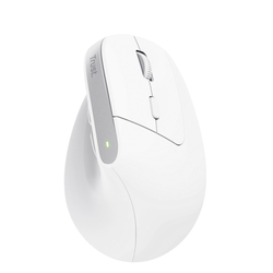 Trust Bayo+ Ergonomic Wireless Mouse, bílá