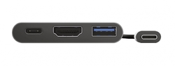 Trust Dalyx 3-in-1 Multiport USB-C adaptér