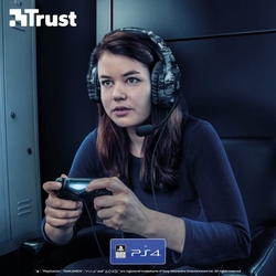 Trust GXT 488 Forze-G PS4 Gaming Headset PlayStation, šedá