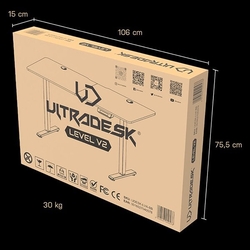 Ultradesk Level V2, černý