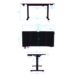 Ultradesk Level V2, červený