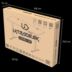 Ultradesk Level V2, červený