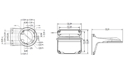 Uniarch by Uniview držák pro kameru TR-WM03-B-IN/ kompatibilní s kamerami IPC-D31x/ T31x