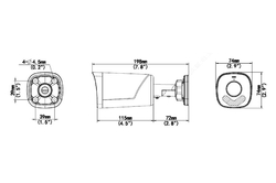 Uniarch by Uniview IP kamera/ IPC-B233-APF40W/ Bullet/ 3Mpx/ objektiv 4mm/ 1080p/ Dual color/ IP67/ IR50/ PoE/ Onvif