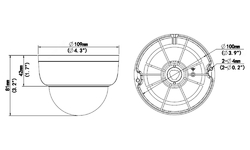 Uniarch by Uniview IP kamera/ IPC-D125-APF28/ Dome/ 5Mpx/ objektiv 2.8mm/ 1944p/ IP67/ IR30/ IK10/ PoE/ Onvif