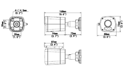 Uniarch by Uniview IP kamera/ UHO-B1R-M2F3/ Bullet/ 2Mpx/ objektiv 2.8mm/ 1080p/ Wi-Fi/ SD slot/ IP67/ IR30/ Onvif