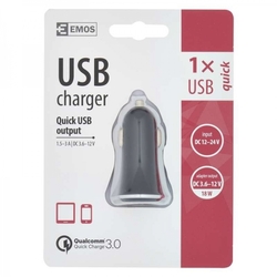 Univerzální USB adaptér do auta 3A (18W) max.