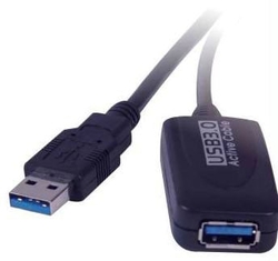 USB 3.0 repeater a prodlužovací kabel A/M-A/F 5m -