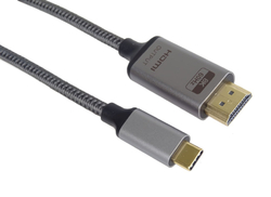 USB-C na HDMI kabel 2m rozlišení obrazu 8K@60Hz,4K@144Hz Aluminium