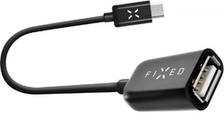 USB-C OTG adaptér FIXED pro mobilní telefony a tablety, USB 2.0, černý