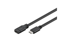 USB- C prodlužovací kabel (USB 3.1 generation 1), C/M - C/F, 1m