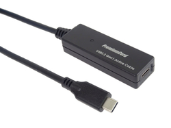 USB-C repeater a prodlužovací kabel Male-Female, 5Gbps 10m