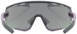 UVEX BRÝLE SPORTSTYLE 236 S SET PLUM BLACK MAT / MIRROR SILVER (CAT. 3) + CLEAR (CAT. 0)