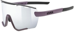 UVEX BRÝLE SPORTSTYLE 236 S SET PLUM BLACK MAT / MIRROR SILVER (CAT. 3) + CLEAR (CAT. 0)