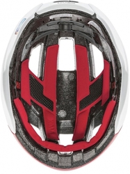 UVEX HELMA RISE CC, RED - WHITE MAT vel.52-56 cm