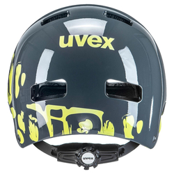 Uvex Kid 3, dirtbike grey/lime (55-58)