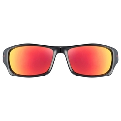 Uvex Sportstyle 211, Black/mir red