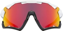 Uvex Sportstyle 228, white black/mirror red