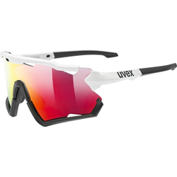 Uvex Sportstyle 228, white black/mirror red