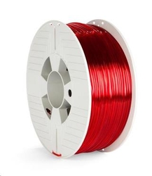 Verbatim filament PET-G 2.85mm, 123m, 1000g, červený průhledný