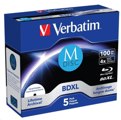 Verbatim Blu-ray BDXL M-Disc 4x, 100GB, 10 ks (Spindl)