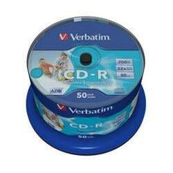 Verbatim CD-R AZO 52x, 700MB, 50 ks (Spindl)