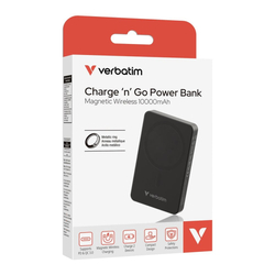 Verbatim Charge 'n' Go, 10 000mAh, černá