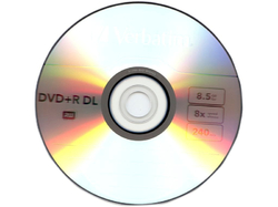 Verbatim DVD+R 8,5GB/240min 8x Disk (DL) Jewel (5-pack)