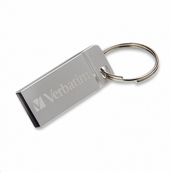 VERBATIM Flash Disk 64GB Metal Executive, USB 2.0, stříbrná