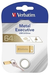 Verbatim Metal Executive, 64GB, zlatý