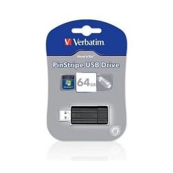 Verbatim USB flash disk PinStripe, 64GB, USB 2.0