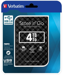 Verbatim Store 'n' Go 4TB, černý